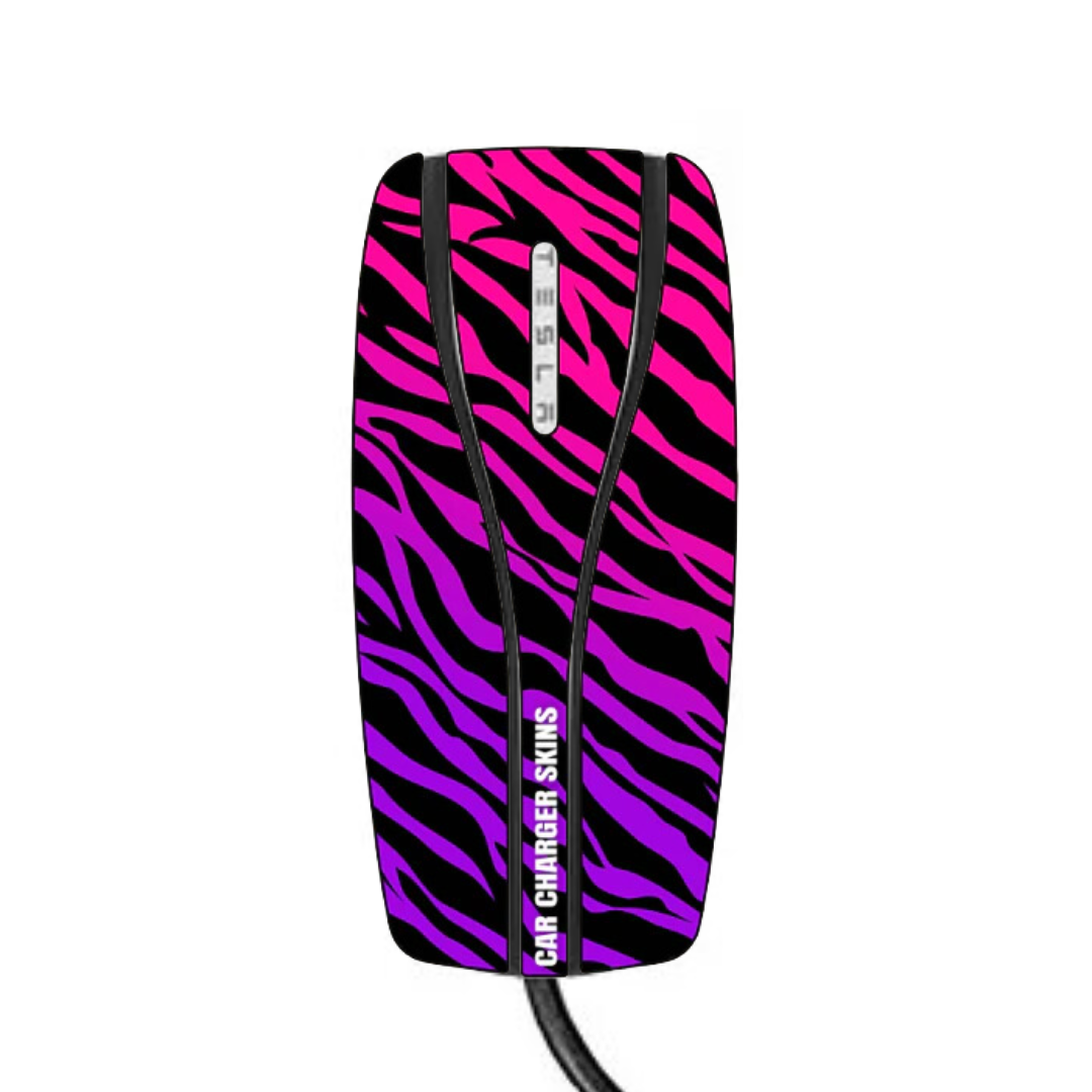 'RAINBOW ZEBRA' Tesla Mobile Connector (Gen 2)