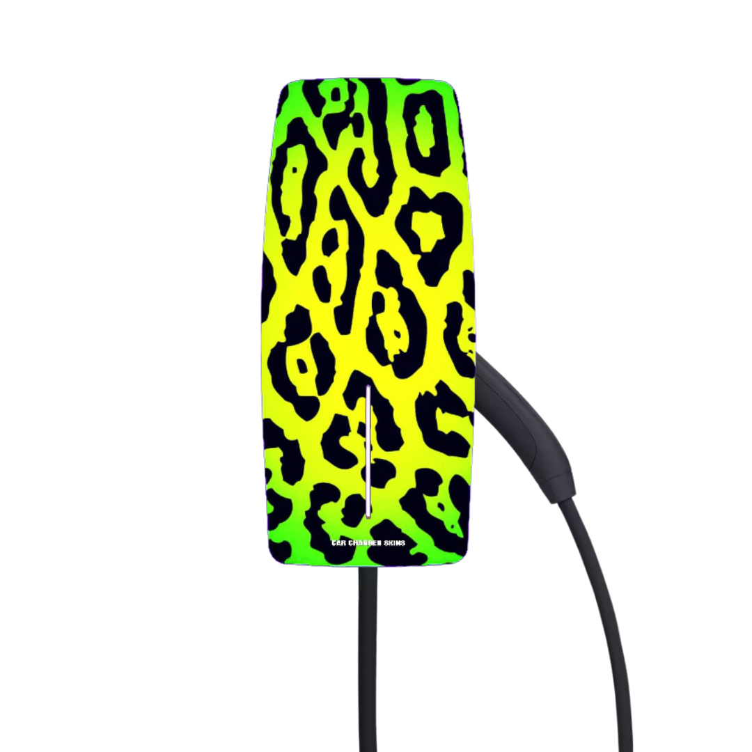 'GREEN CHEETAH' Tesla Wall Connector Skin (Gen 3)