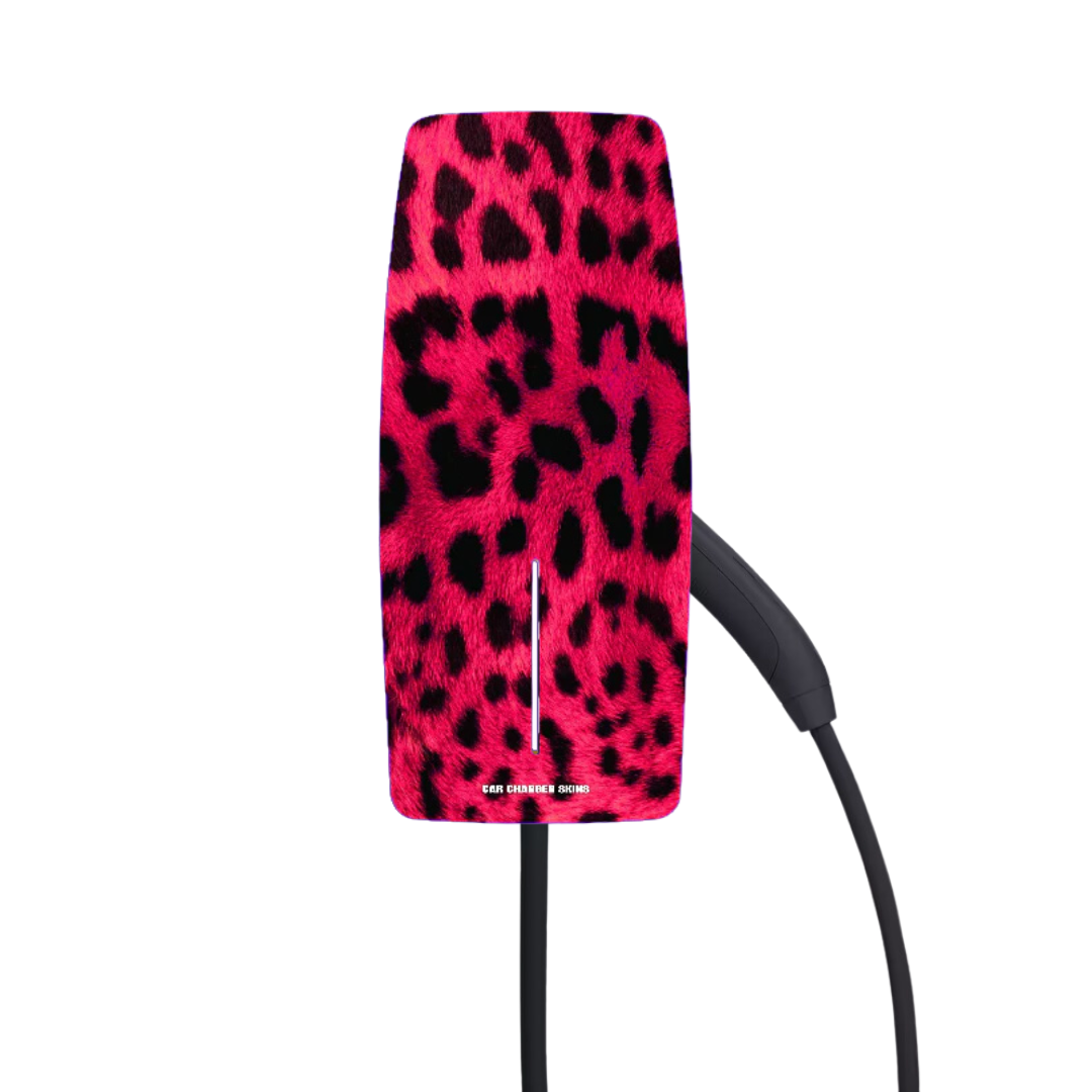 'PINK CHEETAH' Tesla Wall Connector Skin (Gen 3)