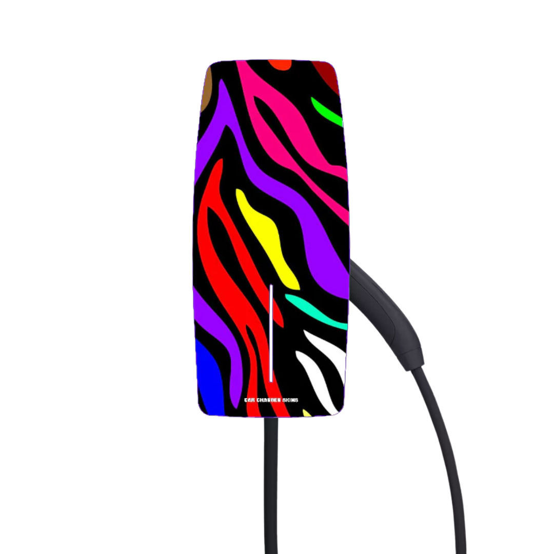 'RAINBOW ZEBRA' Tesla Wall Connector Skin (Gen 3)